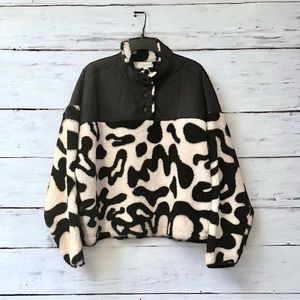 Grayson/Threads Women’s Pattern Graphic Faux-Fur Jacket XXL NWOT